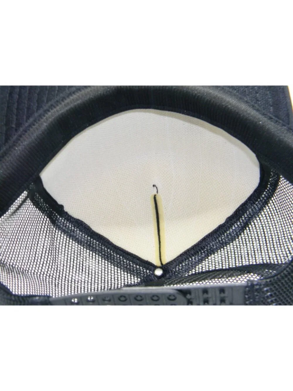 VTG 80s San Sun NASA Worm Logo Hat Gold Yellow Scrambled Eggs Trucker Snapback